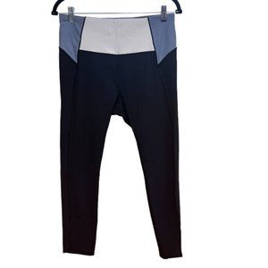 Women's Calia by Carrie Underwood Black Color Block‎ Cropped Leggings Size Large